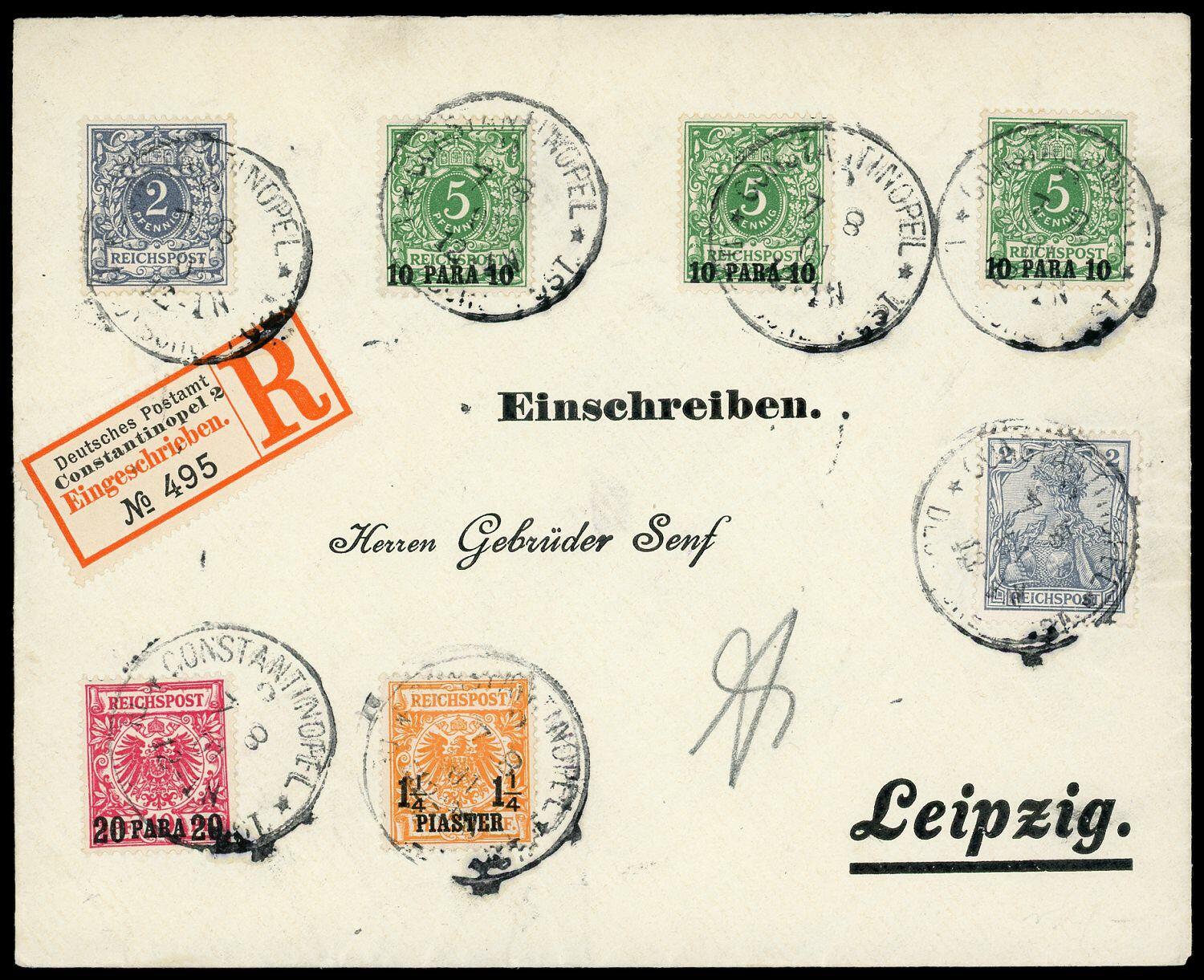 Stamp Auction Deutsche Post In Der T Rkei Auction Rd Auction Lot