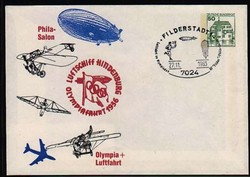 984520: Zeppelin, Zeppelin Special Postmarks, Special Postmarks after 1939