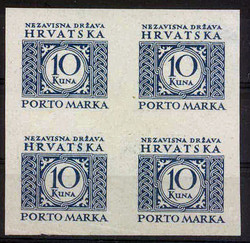 4085: Croatia - Postage due stamps