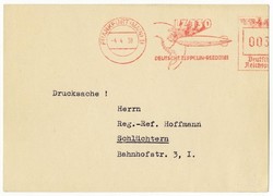 984020: Zeppelin, Zeppelin Mail LZ 130, Germany Flights