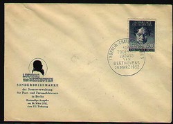 Beethoven, amtliches FDC