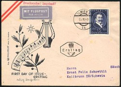 Österreich FDC Johann Strauss Sohn