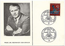 Bundesrepublik Deutschland 21.3.1968 HOG. Erinnerungskarte mit ...