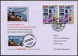 Airship Zeppelin NT, 10.08.2002, Liechtenstein-Switzerland, Four ...