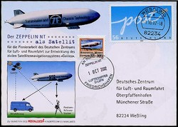 Luftschiff Zeppelin NT, 01.10.2002, der Zeppelin NT als Satellit ...