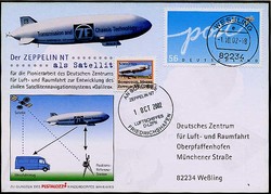 Luftschiff Zeppelin NT, 01.10.2002, der Zeppelin NT als Satellit ...