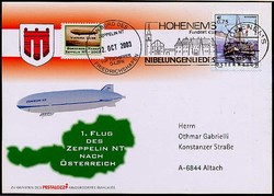 Luftschiff Zeppelin NT, 12.10.2003, Erster Flug eines Zeppelin NT ...