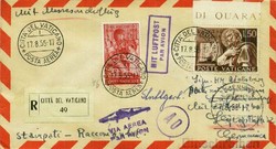 Leipziger Herbstmesse 1955 Messesonderflugpost, Zuleitungspost aus ...