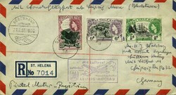 Leipzig spring fair 1956 special fair air mail service, mail from St. ...