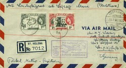 Leipziger Frühjahresmesse 1956 Messesonderflugpost, Zuleitungspost ...