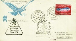 Leipziger Herbstmesse 1958 Messe Sonderflugpost, Zuleitungspost aus ...