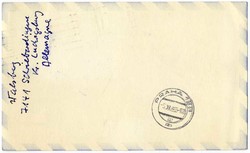 Leipzig autumn fair 1964 special fair air mail service, mail from the ...