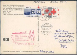 Leipziger Frühjahrsmesse 1964. Messesonderflugverkehr, Zuleitung ...