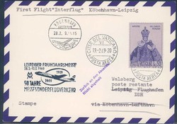 Leipziger Frühjahrsmesse 1969. Messesonderflugverkehr, Zuleitung ...