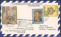 Leipziger Frühjahrsmesse 1976. Messesonderflugverkehr, Zuleitung ...