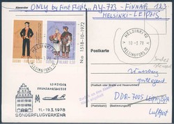 Leipziger Frühjahrsmesse 1978. Messesonderflugverkehr, Zuleitung ...