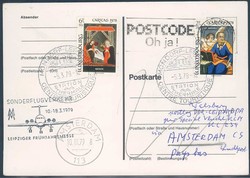 Leipziger Frühjahrsmesse 1979. Messesonderflugverkehr, Zuleitung ...