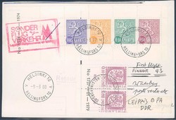 Leipziger Frühjahrsmesse 1980. Messesonderflugverkehr, Zuleitung ...