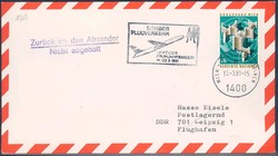 Leipziger Frühjahrsmesse 1981. Messesonderflugverkehr, Zuleitung UNO ...