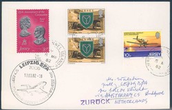 Leipziger Frühjahrsmesse 1982. Messesonderflugverkehr, Zuleitung ...