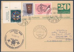 Leipziger Frühjahrsmesse 1983. Messesonderflugverkehr, Zuleitung ...