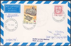 Leipziger Frühjahrsmesse 1986. Messesonderflugverkehr, Zuleitung ...