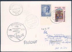 Leipziger Frühjahrsmesse 1987. Messesonderflugverkehr, Zuleitung ...