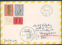 Leipziger Herbstmesse 1960. Messesonderflugverkehr, Zuleitung ...