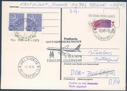 Leipziger Herbstmesse 1978. Messesonderflugverkehr, Zuleitung ...