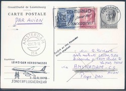 Leipziger Herbstmesse 1978. Messesonderflugverkehr, Zuleitung ...