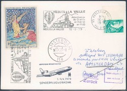 Leipziger Herbstmesse 1979. Messesonderflugverkehr, Zuleitung ...