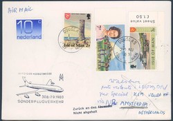 Leipziger Herbstmesse 1980. Messesonderflugverkehr, Zuleitung Isle of ...