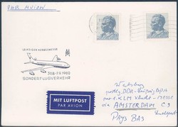 Leipziger Herbstmesse 1980. Messesonderflugverkehr, Zuleitung ...