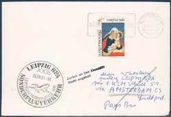 Leipziger Herbstmesse 1981. Messesonderflugverkehr, Zuleitung ...