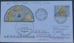 Leipziger Herbstmesse 1982. Messesonderflugverkehr, Zuleitung ...