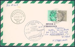 Leipziger Herbstmesse 1984. Messesonderflugverkehr, Zuleitung ...