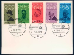 Beleg Bundesrepublik Deutschland, , .  Motiv: Sport u. Spiel, ...