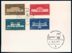 Beleg Bundesrepublik Deutschland, , .  Motiv: Sport u. Spiel, ...