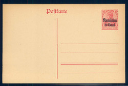 Ganzsache , Details siehe Abbildung