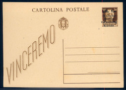 575: German Occupation World War II Kotor - Postal stationery