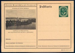 Ganzsache , Details siehe Abbildung,