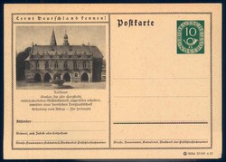 Ganzsache , Details siehe Abbildung,