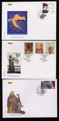 13 different 2002 FDCs