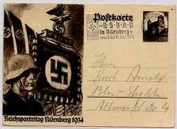 664024: Third Reich Propaganda, Special Postmarks, Reichsparteitage