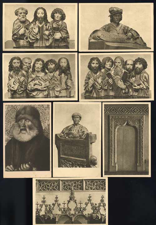 7902 Blaubeuren. Lichtdruck mit Klosterkirche, 8 Karten mit ...