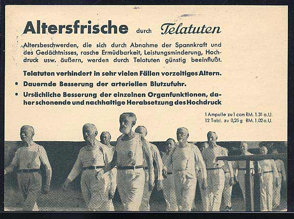 8000 München.Werbekarte für Medikamente+Präperate der ...