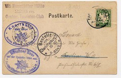 8100 Zugspitze. Farblithographie mit Ansicht Münchner ...