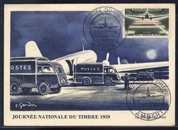 Sonderpostkarte+Werbekarte zum Tag der Briefmarke mit Ansicht ...