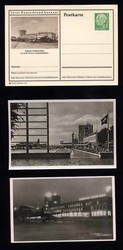 Flughafen Frankfurt, 2 Ansichtskarten und 1 Fotokarte + Ganzsache, ...