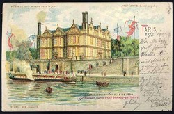 Paris "Halt-gegen-Licht" Karte von der Weltausstellung Paris 1900, ...